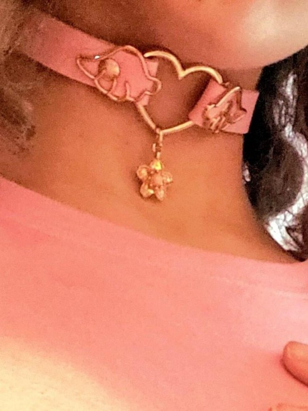 Hot Topic Women's Pink and Gold Accessory
